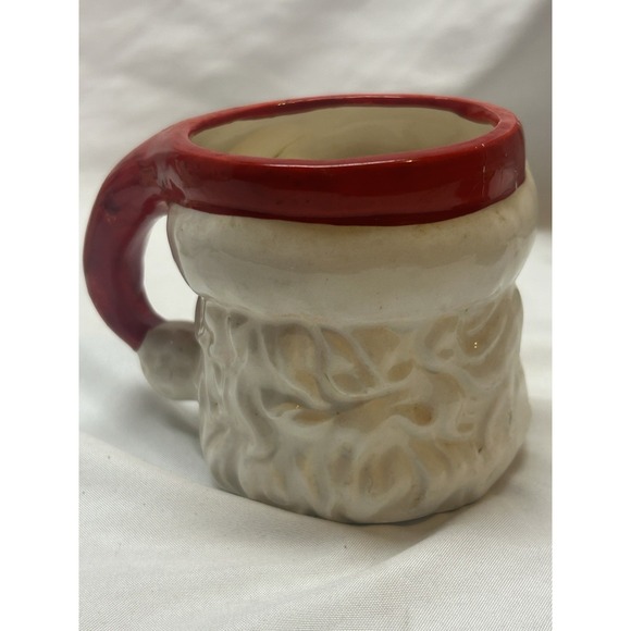 VTG Lefton Santa Claus Face Mug Christmas 3.5" Tall - Picture 3 of 9
